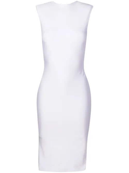 Robe mi-longue Gracie à col v au dos - Lethicia Bronstein - Modalova