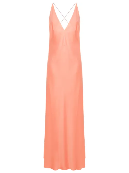 Robe longue à dos ouvert - Lethicia Bronstein - Modalova