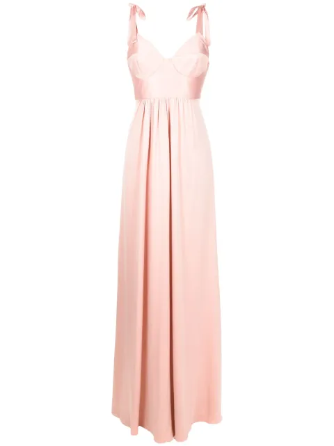 Lethicia Bronstein Beta tied-strap maxi dress