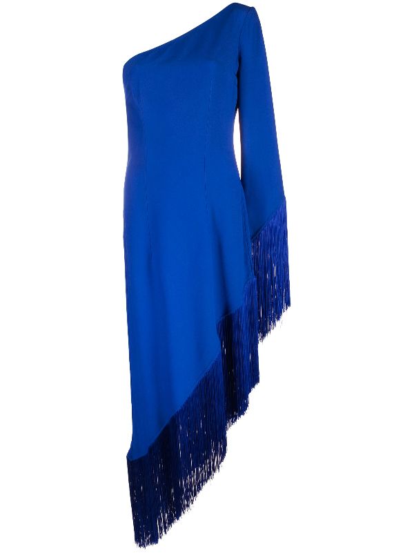 Royal Blue Fringe Dress