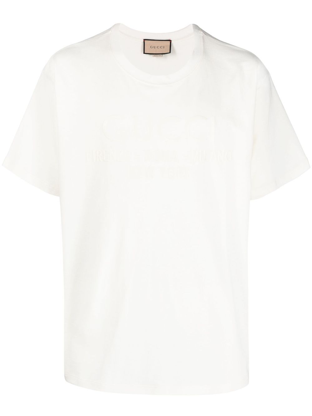 logo-embroidered cotton T-shirt