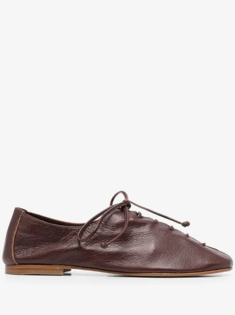 Hereu Plegada leather Derby shoes 