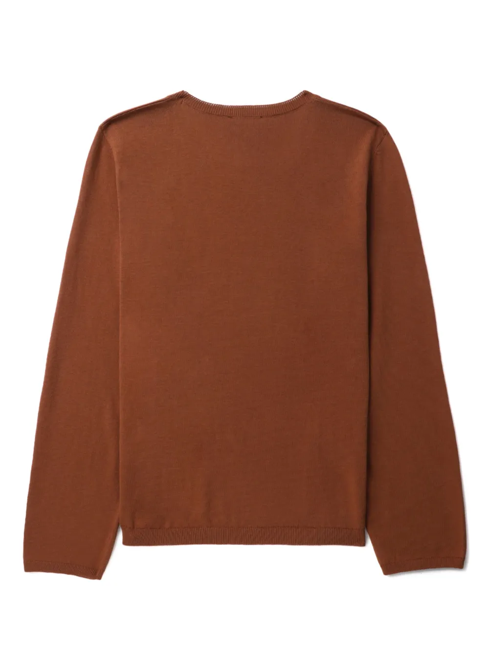 Cheap A.P.C. logo-embroidered cotton jumper Women