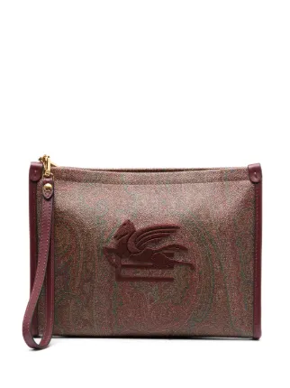 Pochette Etro Paisley Femme Multicolore – Modèle 7045 600 76551766, Neuf Sous Emballage