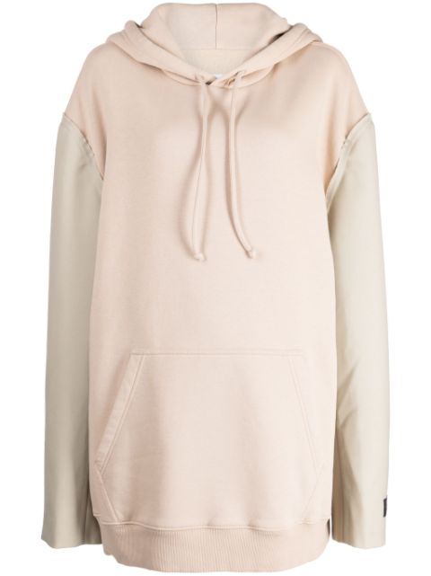 MM6 Maison Margiela numbers-motif panelled hoodie Women