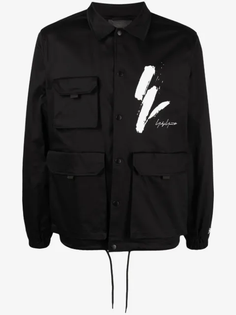 Yohji Yamamoto x New Era logo-print jacket