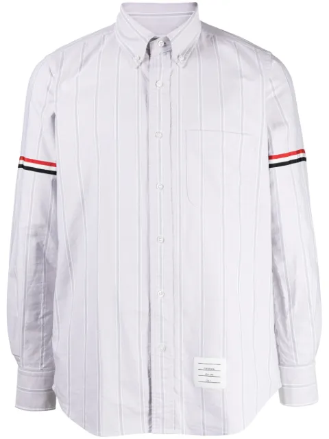 Thom Browne camisa con rayas RWB