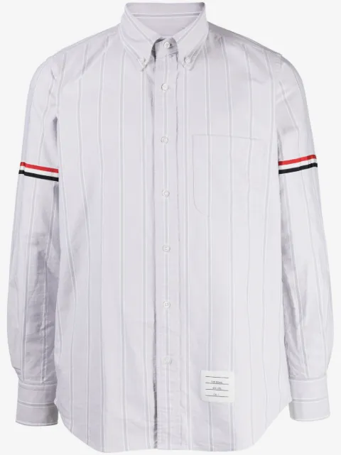 Thom Browne RWB-stripe cotton shirt 
