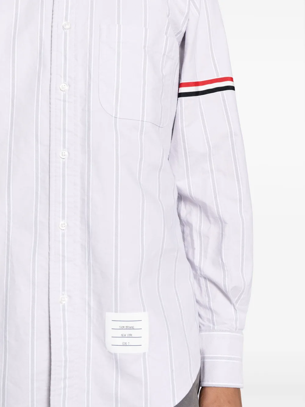 Thom Browne Katoenen overhemd Grijs
