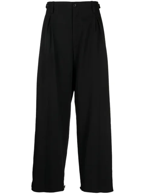 Yohji Yamamoto tailored wide-leg wool trousers