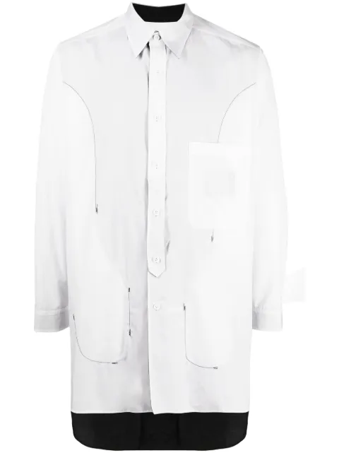 Yohji Yamamoto reversible cotton shirt