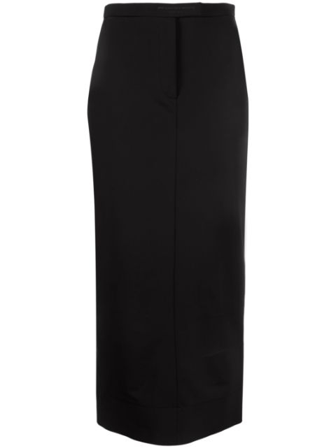 Alexander Wang logo-embroidered pencil skirt Women