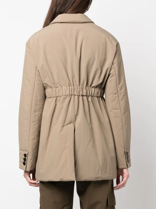 Sacai double-breasted Padded Trench Coat - Farfetch