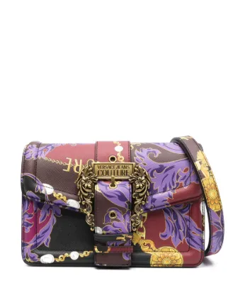 注目の Versace Jeans ショルダーバッグ ロゴバックル Couture バッグ