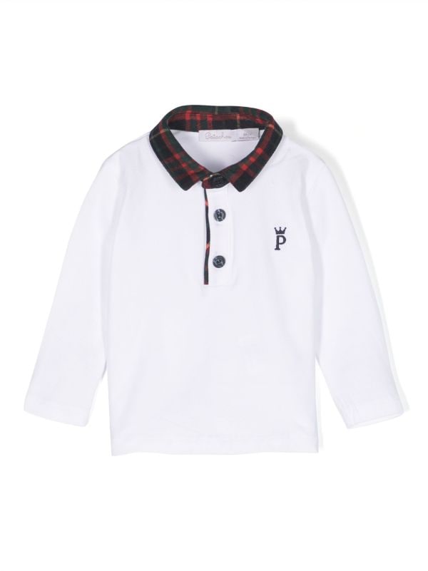 Ralph Lauren White long sleeve polo shirt Boys 