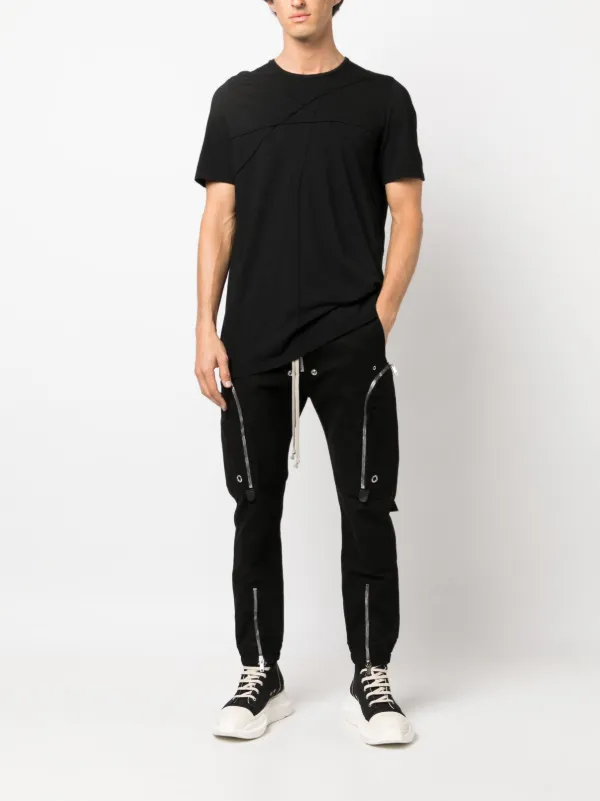 Rick Owens DRKSHDW exposed-seam Organic Cotton T-shirt