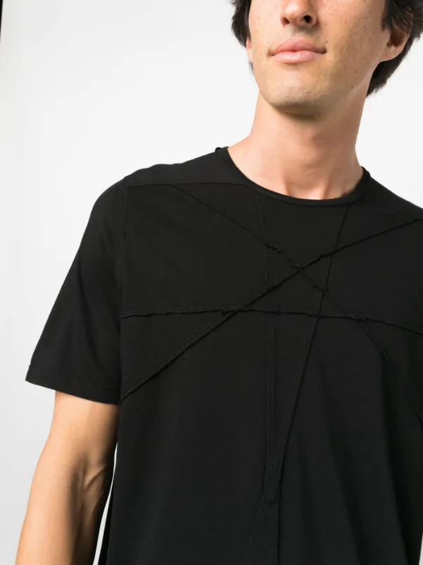 Rick Owens DRKSHDW exposed-seam Organic Cotton T-shirt