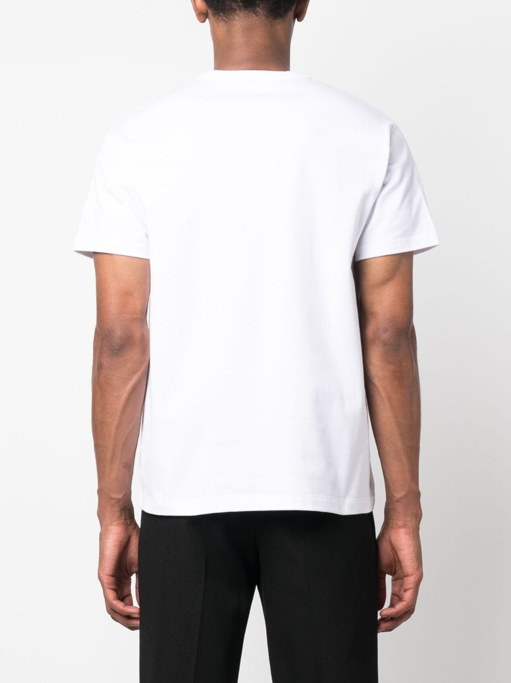 Shop Alexander Mcqueen Logo-print Cotton T-shirt In White