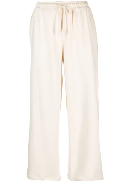 Baserange drawstring organic-cotton track pants