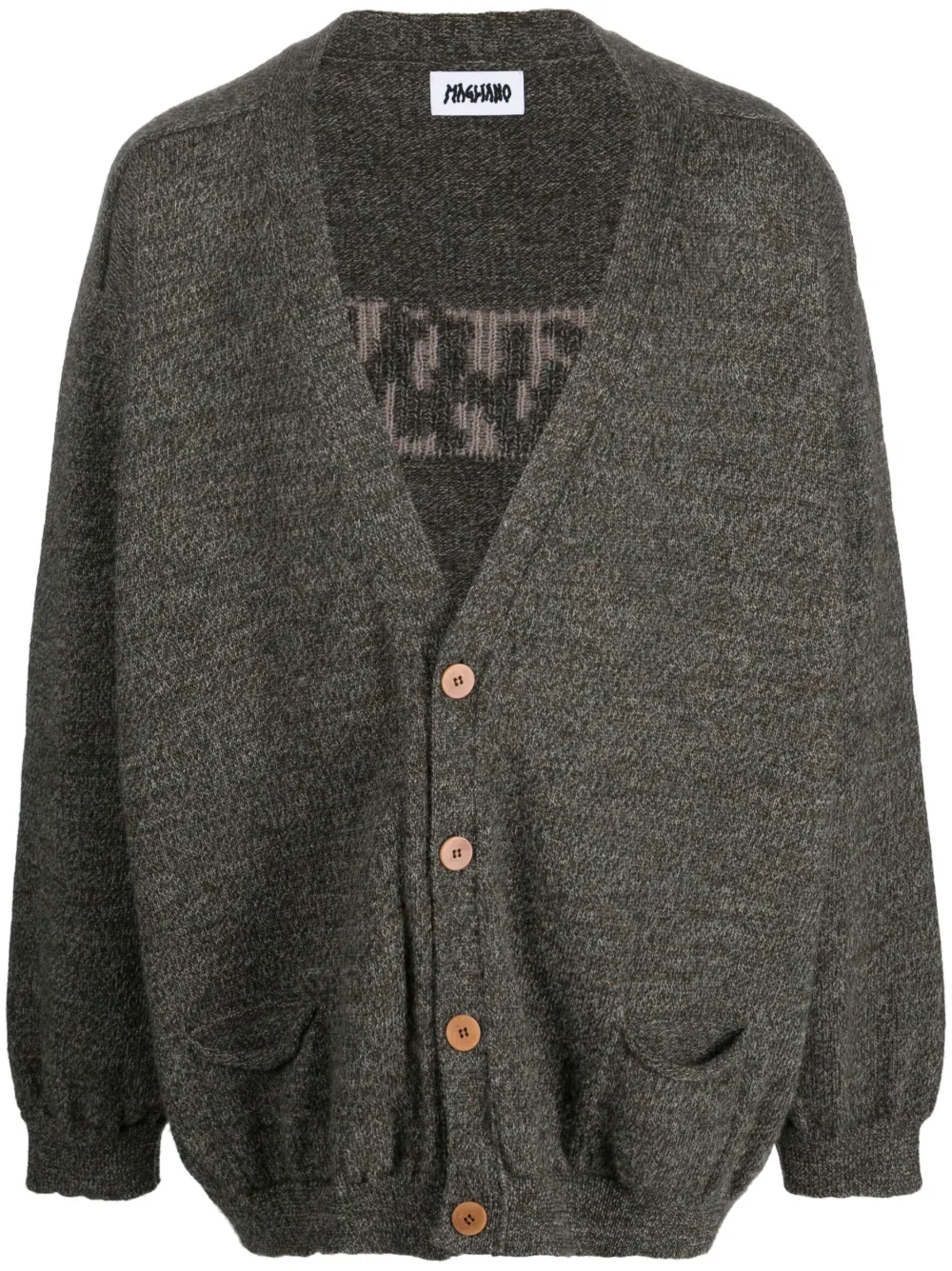 Magliano mélange-effect Wool Cardigan - Farfetch