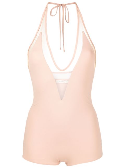 Lethicia Bronstein Leona semi-sheer panel body