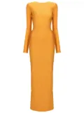 Lethicia Bronstein Gracie long-sleeved maxi dress - Yellow