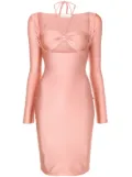 Lethicia Bronstein Marylin cut-out midi dress - Pink