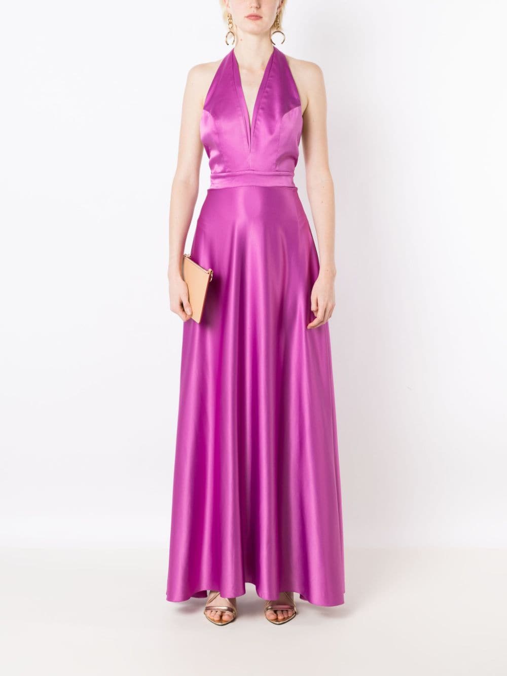 Lethicia Bronstein Jurk met V-hals - Roze