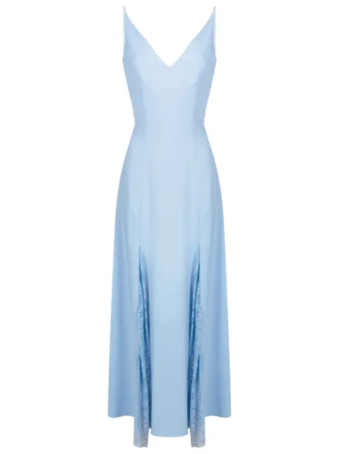 Lethicia Bronstein Georgia lace-panel maxi dress