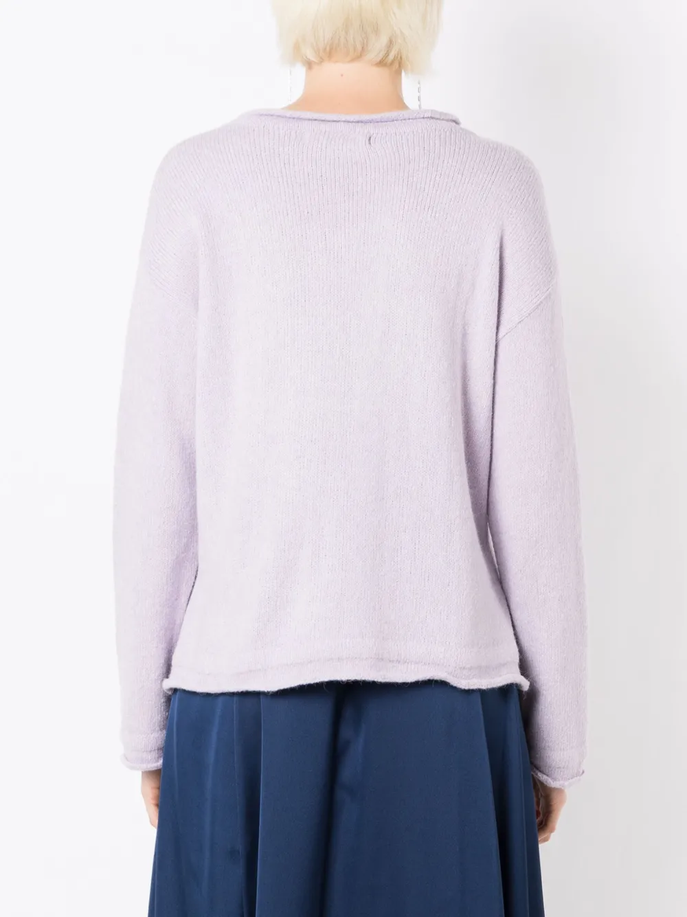 Lethicia Bronstein Awesome Knitted Jumper In Purple
