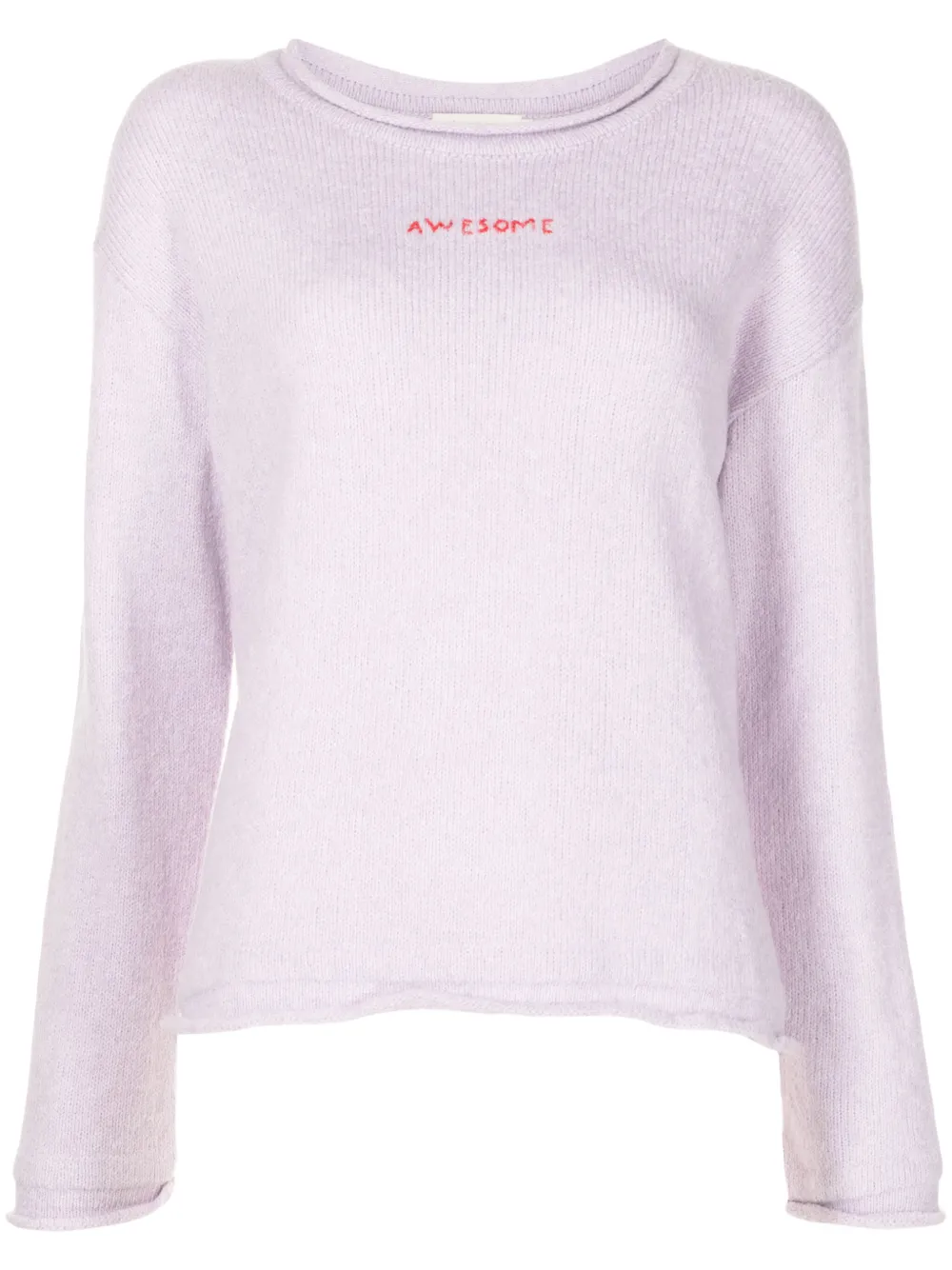 Lethicia Bronstein Awesome Knitted Jumper In Purple