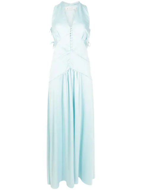Lethicia Bronstein Teres V-neck maxi dress