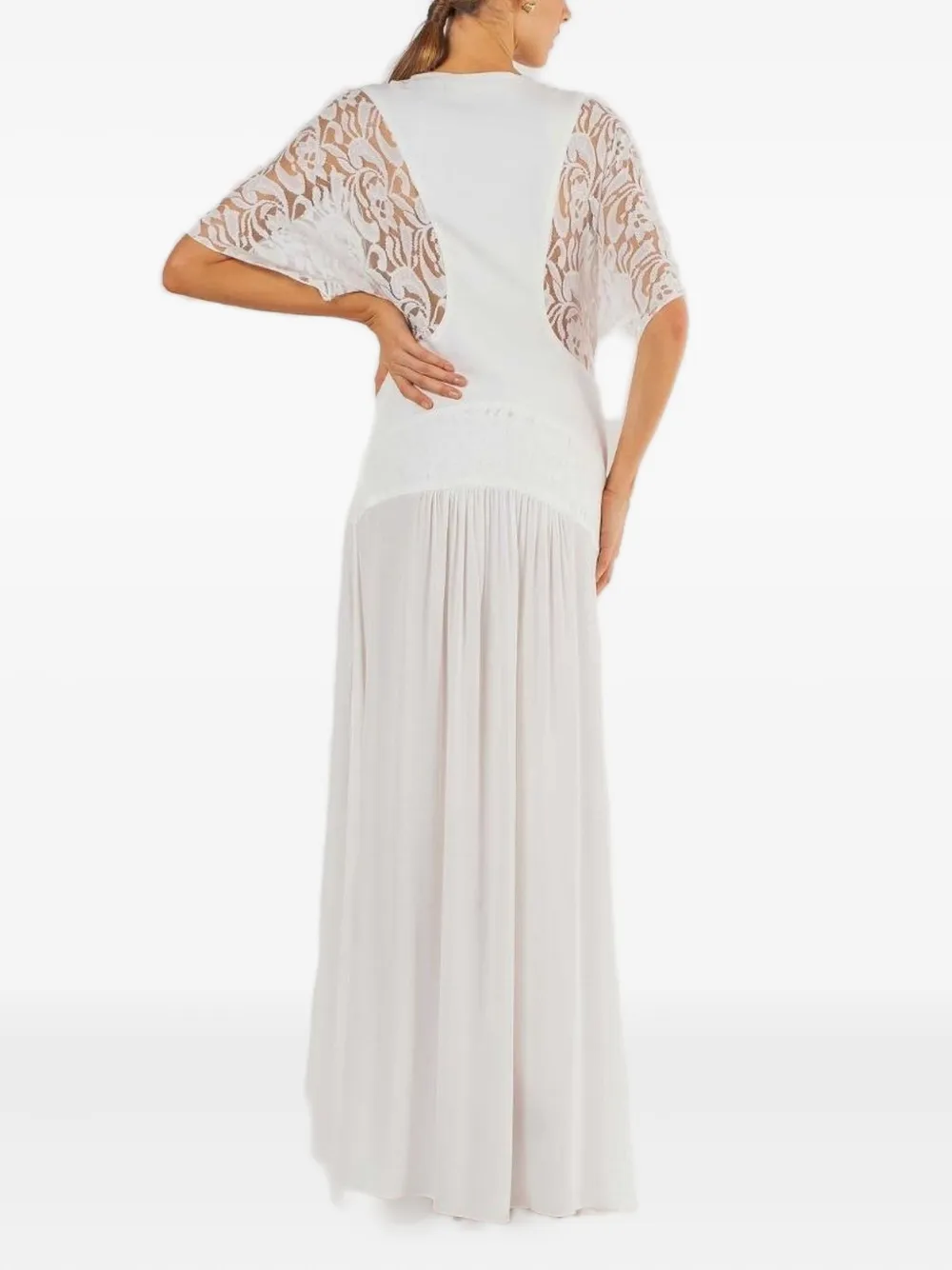 Lethicia Bronstein Pavo lace-sleeve dress | Bridal Dresses | Image 2