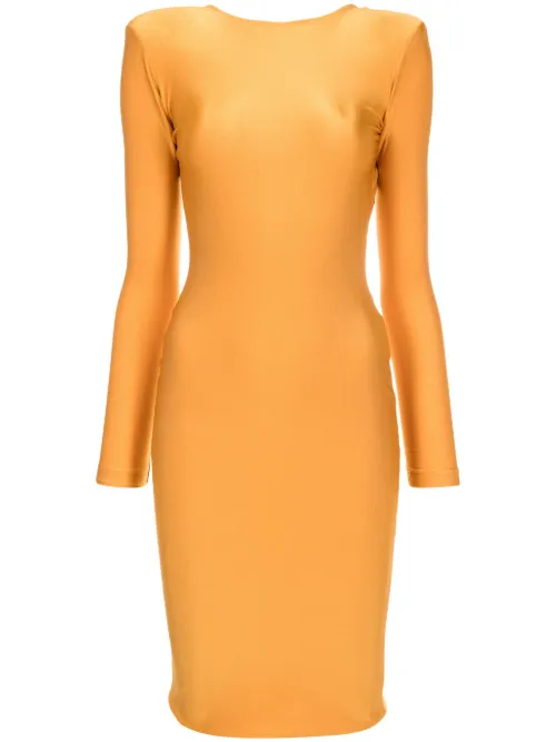 Robe moulante Gracie à col v au dos - Lethicia Bronstein - Modalova