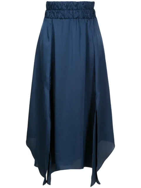 Lethicia Bronstein Bardot asymmetric-hem midi skirt