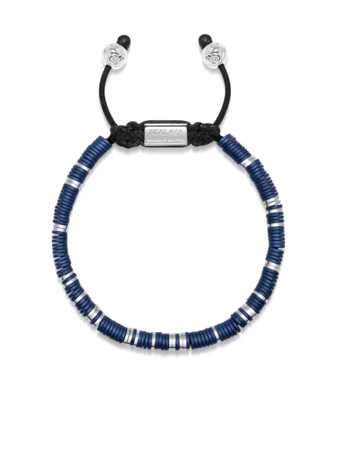 Nialaya Jewelry logo-plaque beaded bracelet