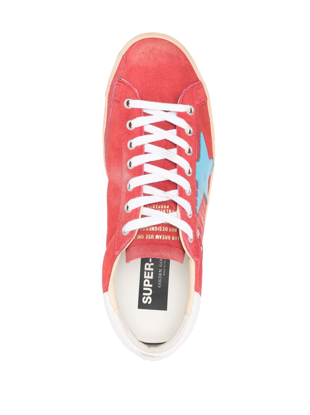 Red suede hot sale golden goose