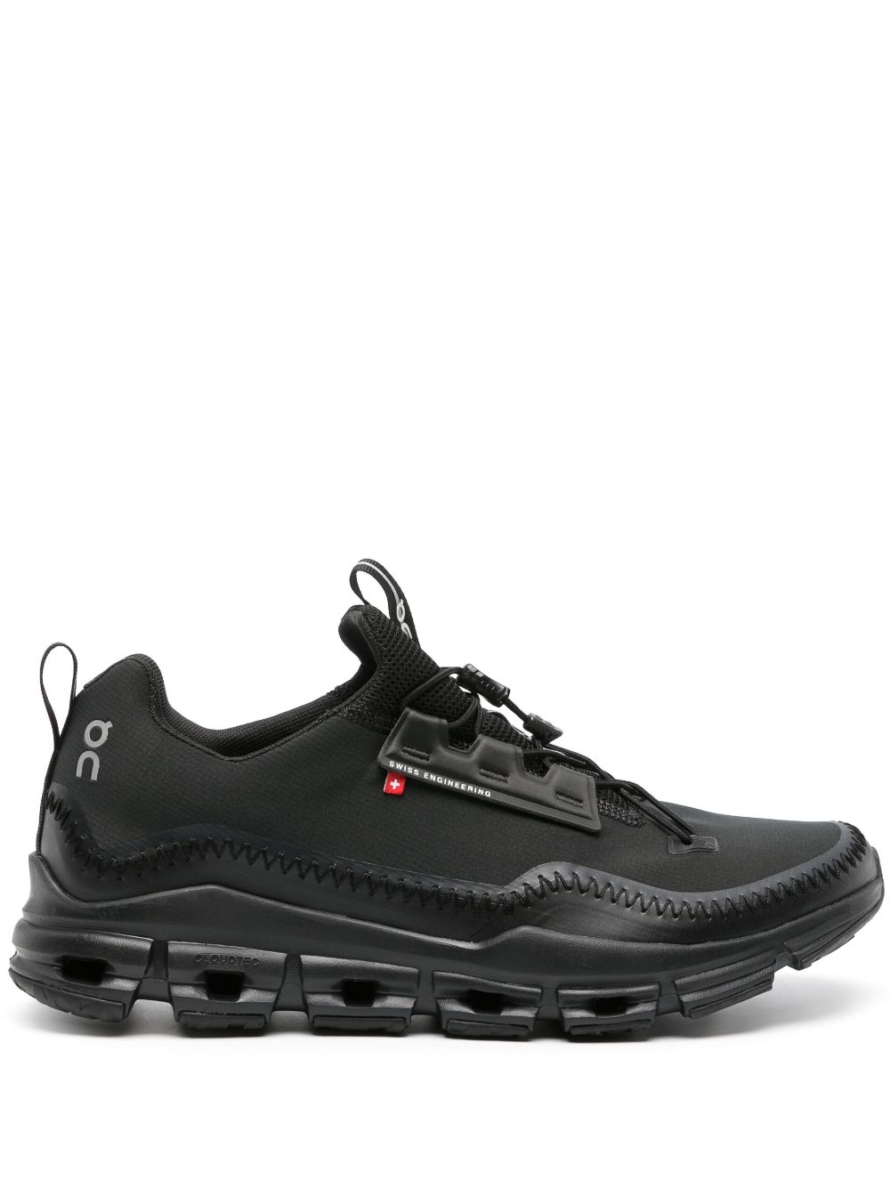 Shop On Running Cloudaway Drawstring Sneakers In Black