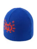 Gucci Kids Interlocking G knitted beanie - Blue