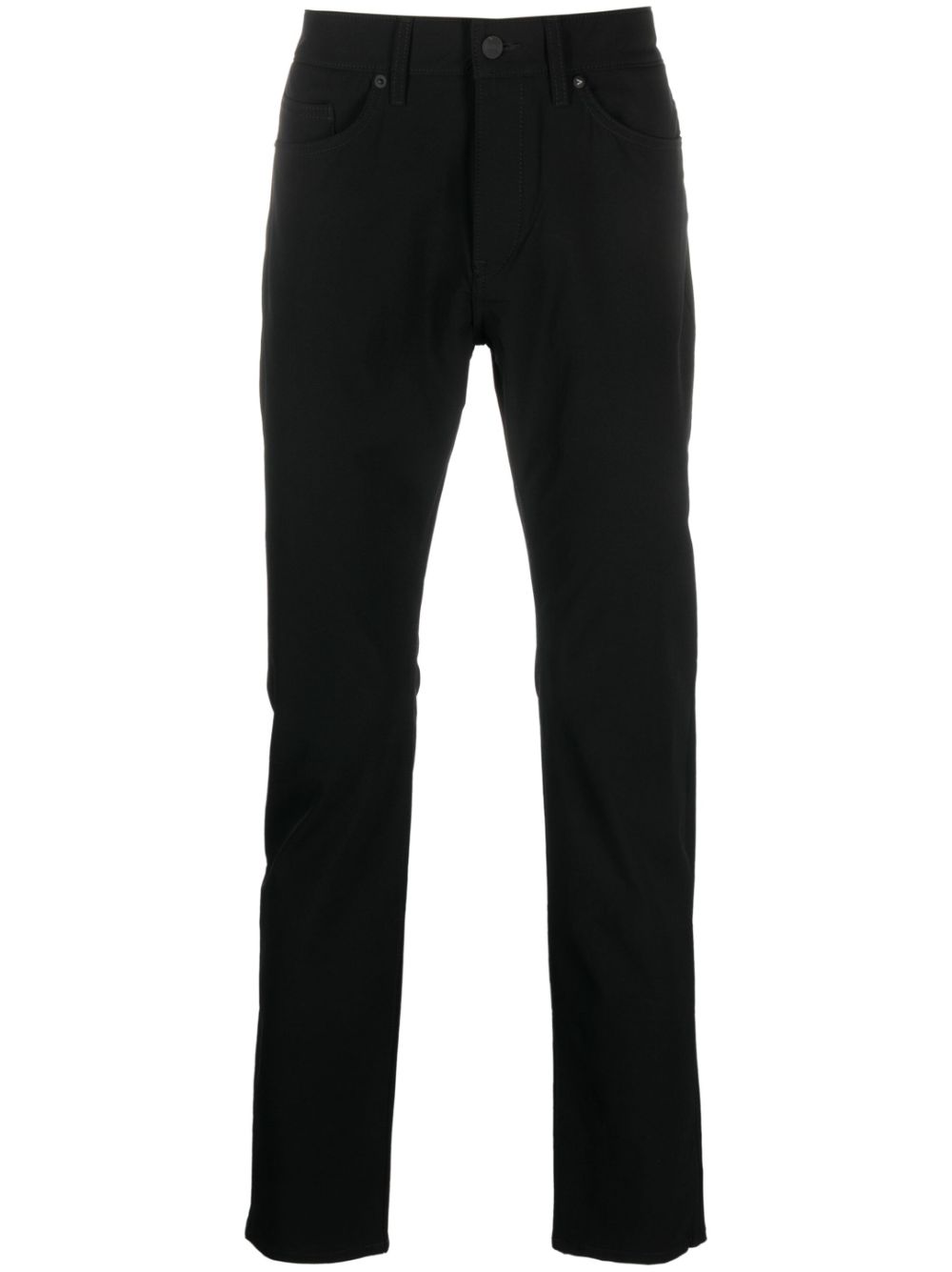 BOSS mid-rise tapered-leg trousers - Black