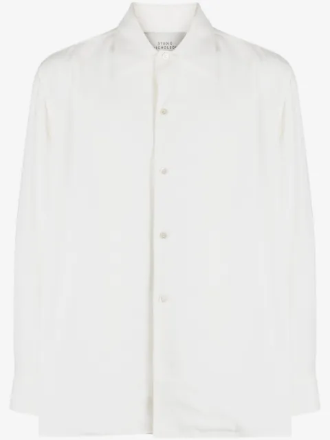 Studio Nicholson long-sleeve straight-hem shirt