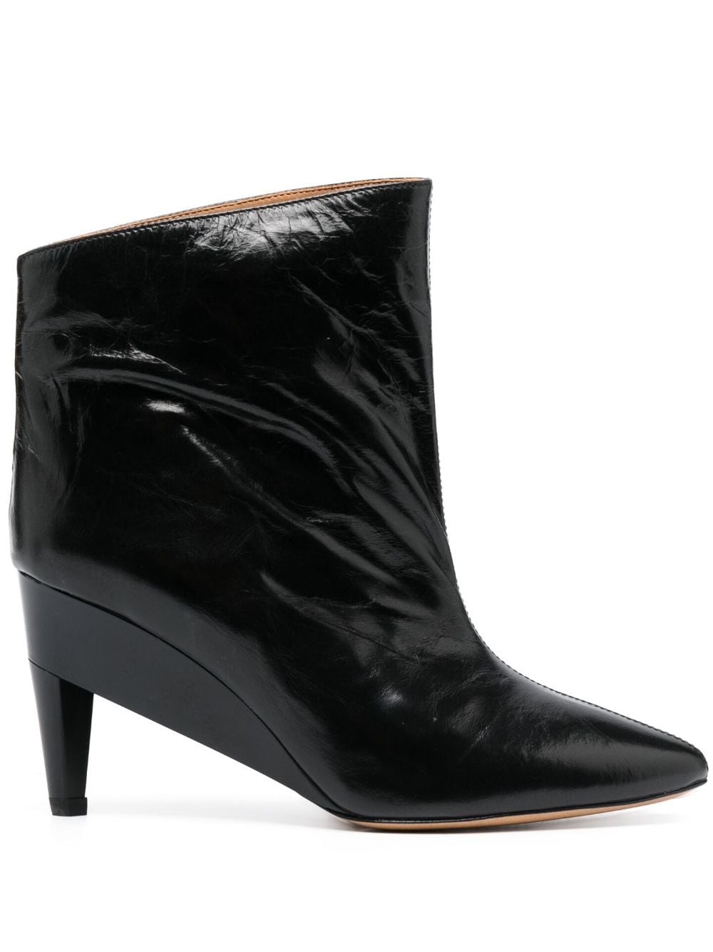 Isabel Marant Dylvee 80mm Pointed-toe Boots In 黑色