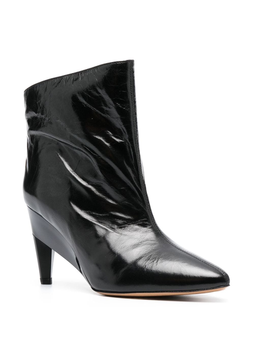 Shop Isabel Marant Dylvee 80mm Pointed-toe Boots In 黑色