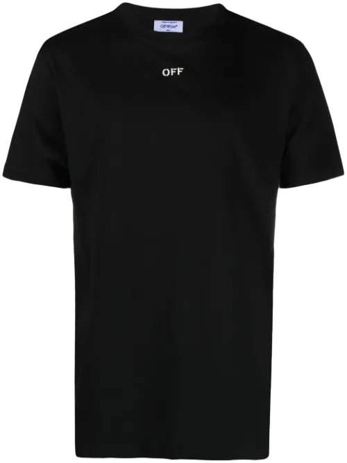 T-shirt en coton à logo Arrows brodé - Off-White - Modalova