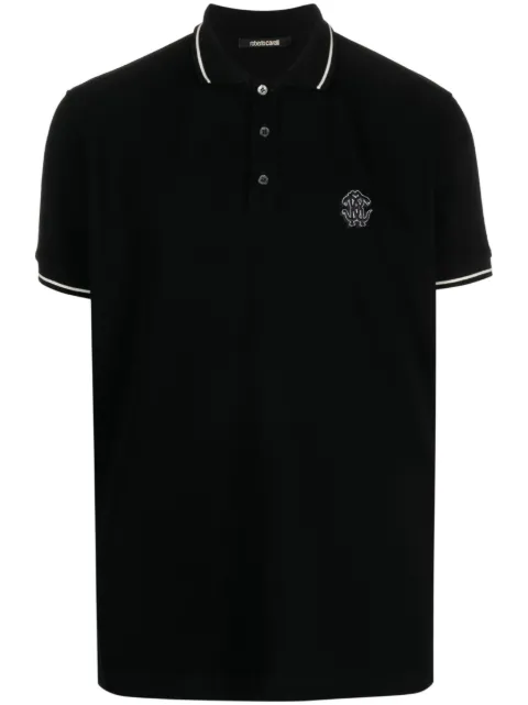 Roberto Cavalli playera tipo polo Mirror Snake