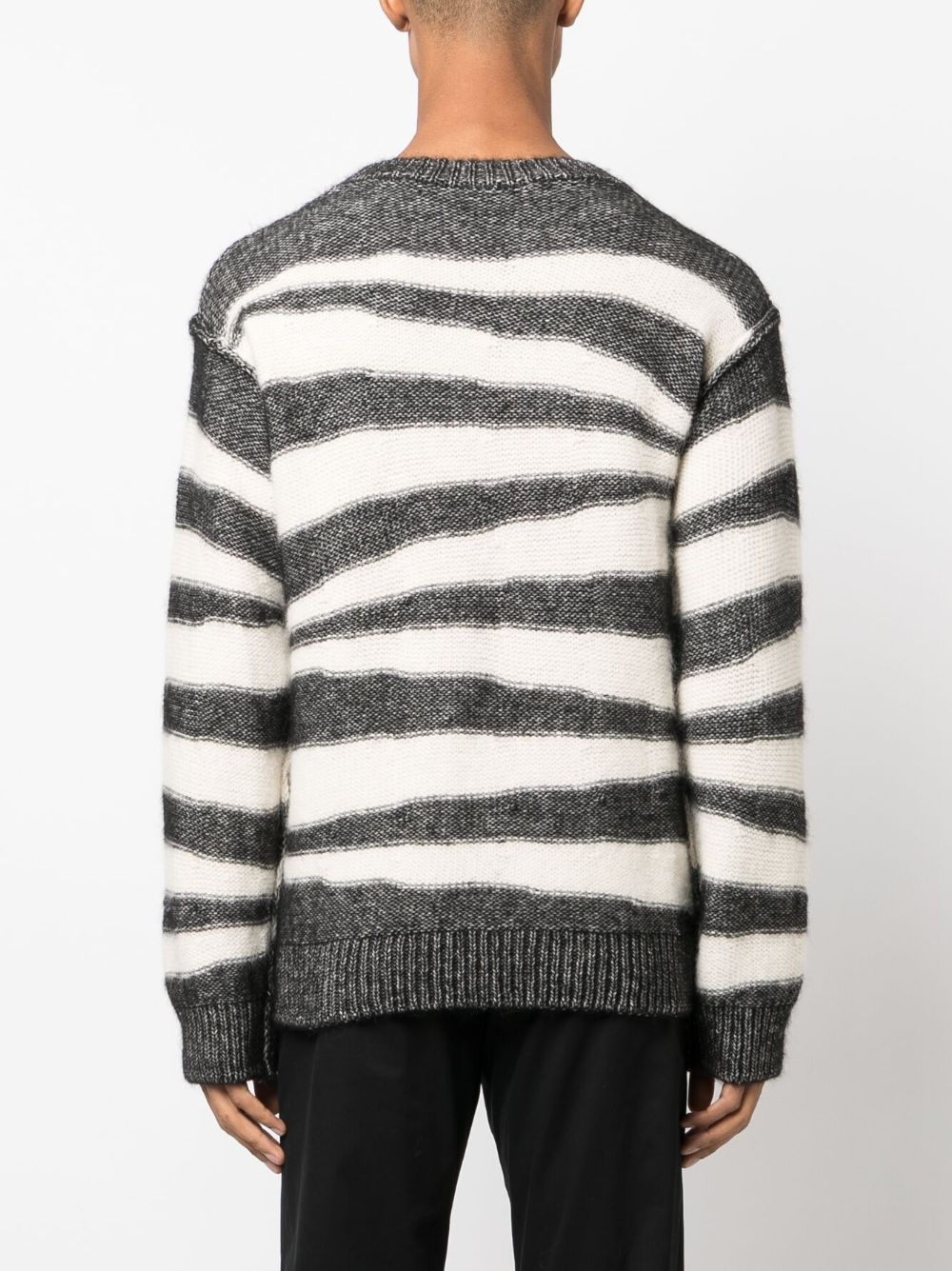 A.P.C. striped cotton-blend jumper Men