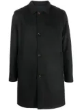 Kired long-sleeve cashmere trench coat - Grey