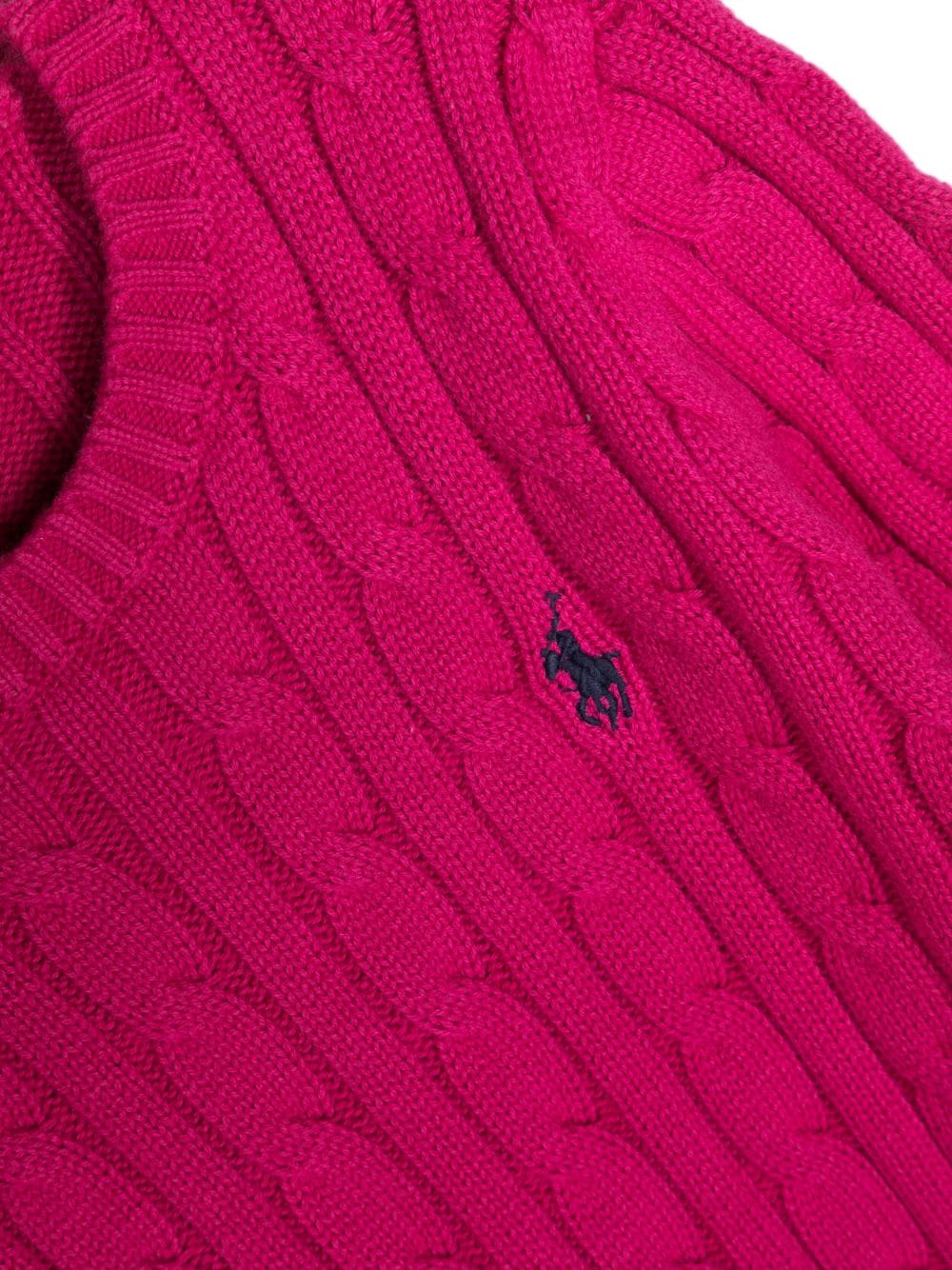 Shop Ralph Lauren Polo Pony Crew-neck Jumper In Pink