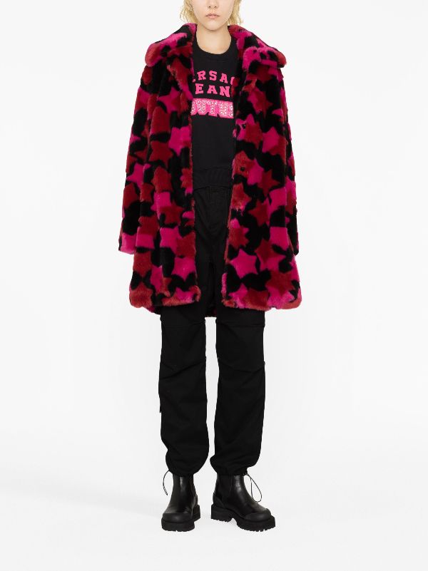 Star on sale print coat