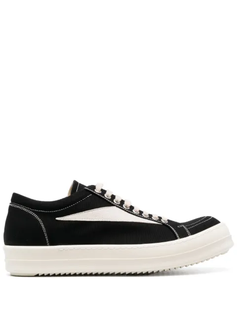 Rick Owens DRKSHDW tenis con agujetas y diseño de dos tonos